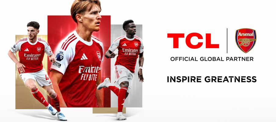 TCL and Arsenal Announce Global Partnership Expansion in Multi-Year Deal